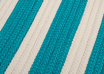 Colonial Mills Stripe It Tr49 Turquoise Area Rugs