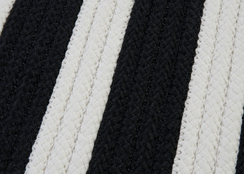 Colonial Mills Stripe It Tr89 Black White Area Rugs