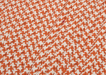 Colonial Mills Outdoor Houndstooth Tweed Ot19 Orange Stair Treads