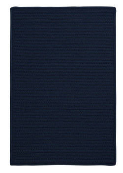 Colonial Mills Simply Home Solid H561 Navy Chair Pads