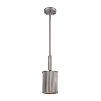 ELK Lighting Corrugated Steel 1-Light Mini Pendant - 15926/1