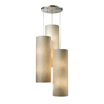 ELK Lighting Fabric Cylinders 12-Light Pendant - 20160/12R