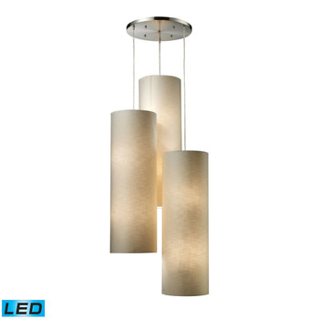 ELK Lighting Fabric Cylinders 12-Light Pendant - 20160/12R-LED