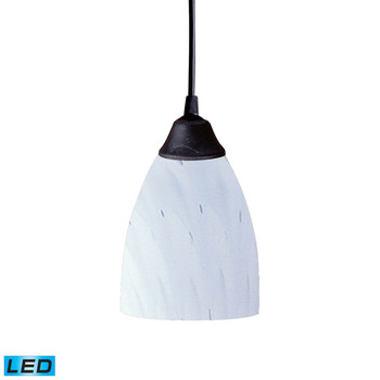 ELK Lighting Classico 1-Light Mini Pendant - 406-1WH-LED