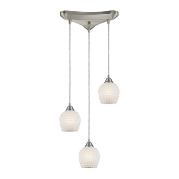 ELK Lighting Fusion 3-Light Mini Pendant - 528-3WHT