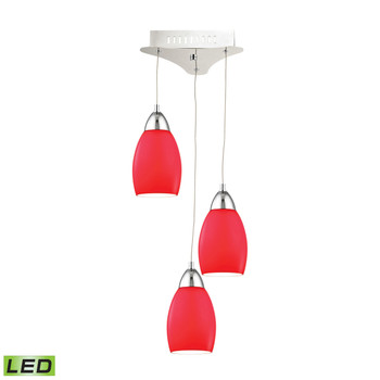 ELK Lighting Buro 3-Light Mini Pendant - LCA203-11-15