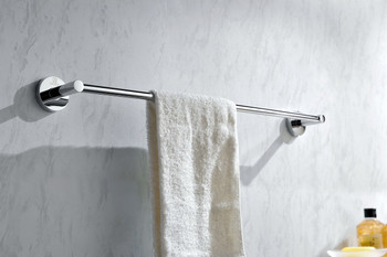 ANZZI Caster Series 21.69 In. Towel Bar In Polished Chrome - AC-AZ007