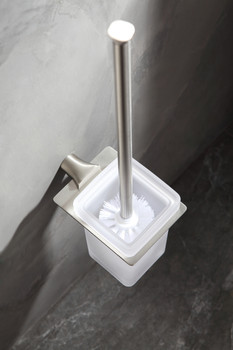 ANZZI Essence Series Toilet Brush Holder In Brushed Nickel - AC-AZ055BN