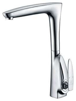 ANZZI Timbre Series Single-handle Standard Kitchen Faucet In Polished Chrome - KF-AZ034