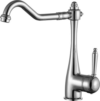 ANZZI Patriarch Single Handle Standard Kitchen Faucet In Polished Chrome - KF-AZ198CH