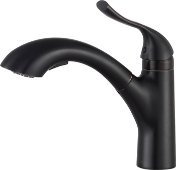 ANZZI Navona Single-handle Pull-out Sprayer Kitchen Faucet In Oil Rubbed Bronze - KF-AZ206ORB