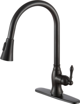 ANZZI Rodeo Single-handle Pull-out Sprayer Kitchen Faucet In Oil Rubbed Bronze - KF-AZ214ORB