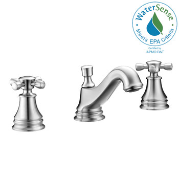 ANZZI Melody Series 8 In. Widespread 2-handle Mid-arc Bathroom Faucet In Brushed Nickel - L-AZ007BN