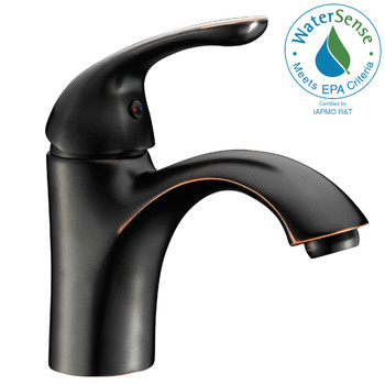 ANZZI Clavier Series Single Hole Single-handle Mid-arc Bathroom Faucet In Oil Rubbed Bronze - L-AZ011ORB