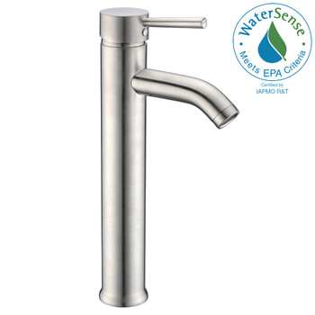 ANZZI Fann Single Hole Single-handle Vessel Bathroom Faucet In Brushed Nickel - L-AZ040