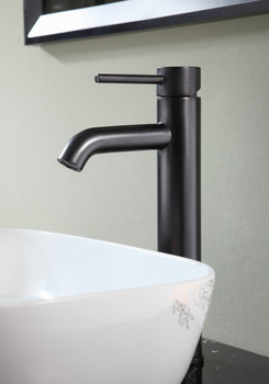 ANZZI Valle Single Hole Single Handle Bathroom Faucet In Oil Rubbed Bronze - L-AZ108ORB