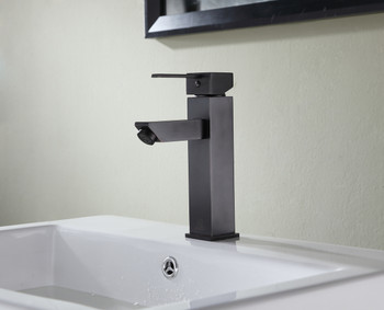 ANZZI Pygmy Single Hole Single Handle Bathroom Faucet In Oil Rubbed Bronze - L-AZ112ORB