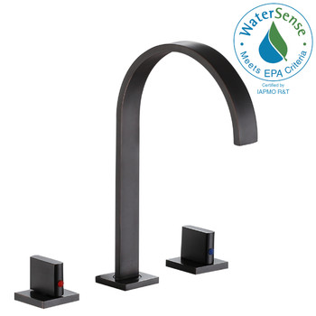 ANZZI Sabre 8 In. Widespread 2-handle Bathroom Faucet In Oil Rubbed Bronze - L-AZ183ORB