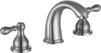 ANZZI Raider 8 In. Widespread 2-handle Bathroom Faucet In Brushed Nickel - L-AZ187BN