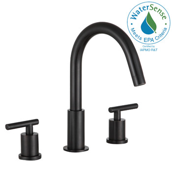 ANZZI Roman 8 In. Widespread 2-handle Bathroom Faucet In Oil Rubbed Bronze - L-AZ190ORB