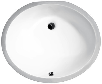 ANZZI Pegasus Series 8 In. Ceramic Undermount Sink Basin In White - LS-AZ103