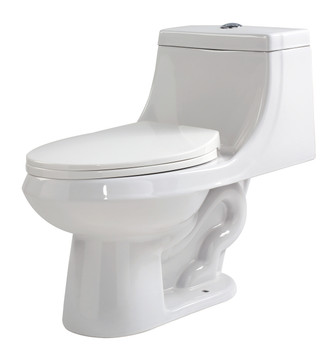 ANZZI Odin 1-piece 1.28 Gpf Dual Flush Elongated Toilet In White - T1-AZ056