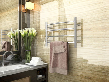 ANZZI Glow 4-bar Electric Towel Warmer In Polished Chrome - TW-AZ018CH