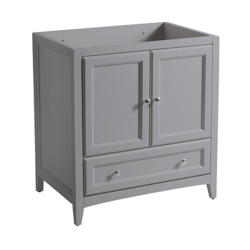 Fresca Oxford 30" Gray Traditional Bathroom Cabinet - FCB2030GR