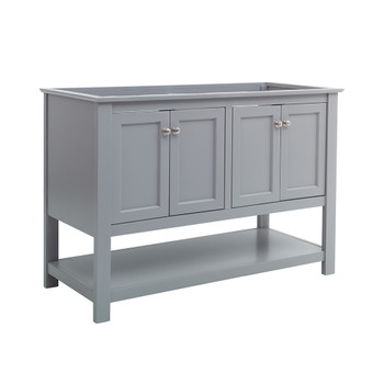 Fresca Manchester 48" Gray Traditional Double Sink Bathroom Cabinet - FCB2348GR-D