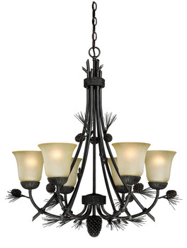 Sierra 6L Chandelier  H0170