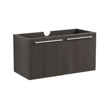 Fresca Vista 30" Gray Oak Wall Hung Modern Bathroom Cabinet - FCB8089GO