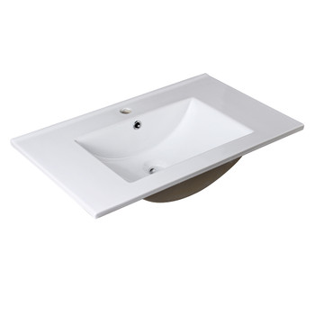 Fresca Torino 30" White Integrated Sink / Countertop - FVS6230WH