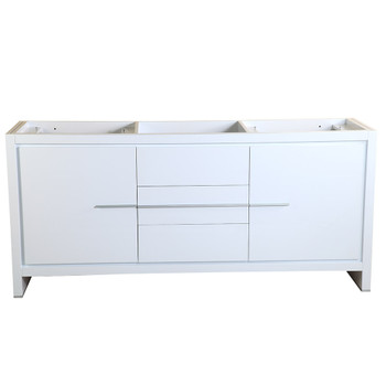 Fresca Allier 72" White Modern Double Sink Bathroom Cabinet - FCB8172WH