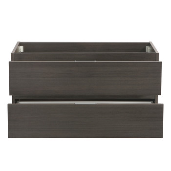 Fresca Valencia 40" Gray Oak Wall Hung Modern Bathroom Cabinet - FCB8342GO