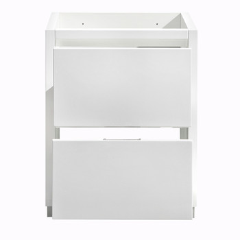 Fresca Valencia 24" Glossy White Free Standing Modern Bathroom Cabinet - FCB8424WH