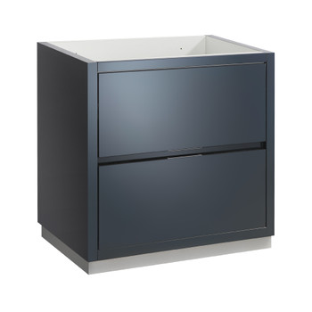 Fresca Valencia 30" Dark Slate Gray Free Standing Modern Bathroom Cabinet - FCB8430GG