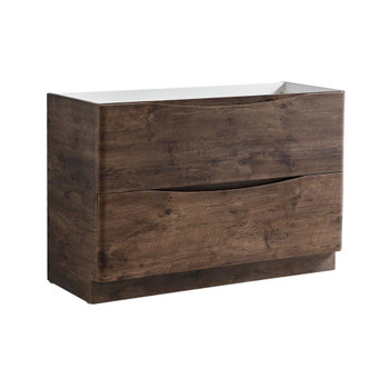 Fresca Tuscany 48" Rosewood Free Standing Double Sink Modern Bathroom Cabinet - FCB9148RW-D