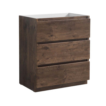 Fresca Lazzaro 30" Rosewood Free Standing Modern Bathroom Cabinet - FCB9330RW