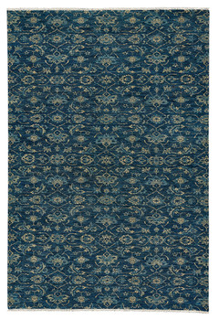 Capel Illustrious Cobalt 1082_450 Hand Knotted Rugs