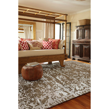 Capel Jain Tan 1201_735 Hand Knotted Rugs