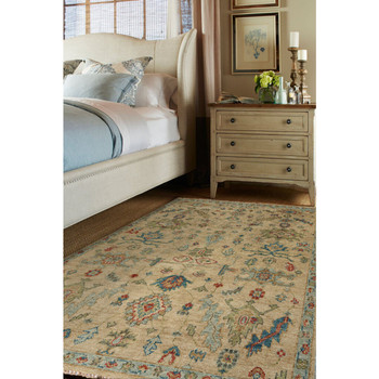 Capel Charleigh-Isfahan Beach 1205_620 Hand Knotted Rugs