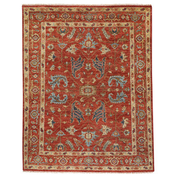 Capel Charleigh-Ushak Red 1211_550 Hand Knotted Rugs