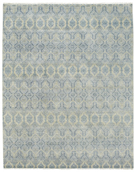 Capel Burmesse-Temple Lt. Azure 1883_400 Hand Knotted Rugs