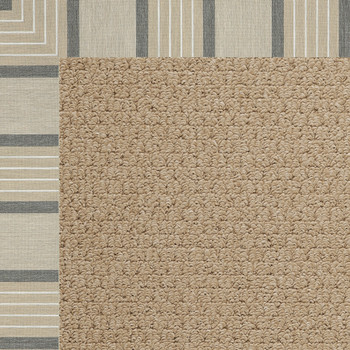 Capel Zoe-Raffia Beige Lt. Grey 1992_755 Machine Tufted Rugs