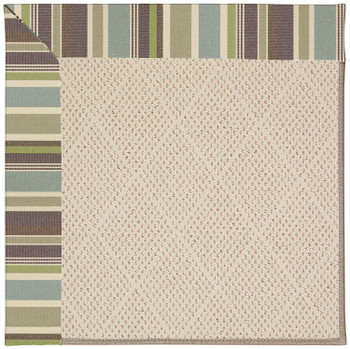 Capel Zoe-White Wicker Blue Stripe 1993_422 Machine Tufted Rugs