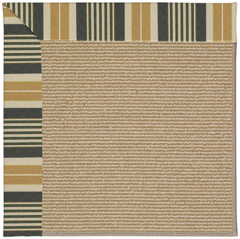 Capel Zoe-Sisal Black Stripe 1995_340 Machine Tufted Rugs