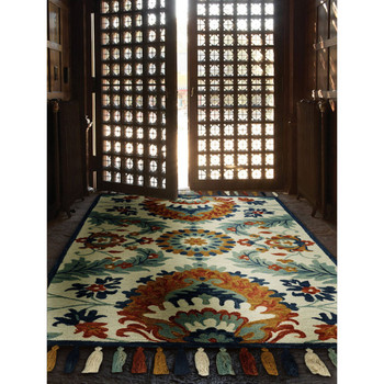 Capel Rambler-Manihari Vanilla Multi 2582_645 Hand Tufted Rugs