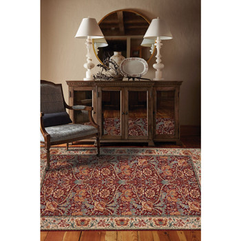 Capel Kindred-Nouveau Cardinal Cream 3451_565 Machine Woven Rugs