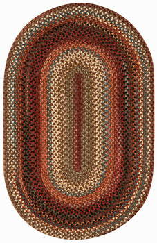 Capel Portland Brown 0346_700 Braided Rugs