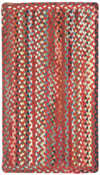 Capel St. Johnsbury Medium Red 0440_500 Braided Rugs